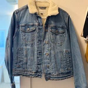 Denim Sherpa-Lined Jacket from Universal Thread